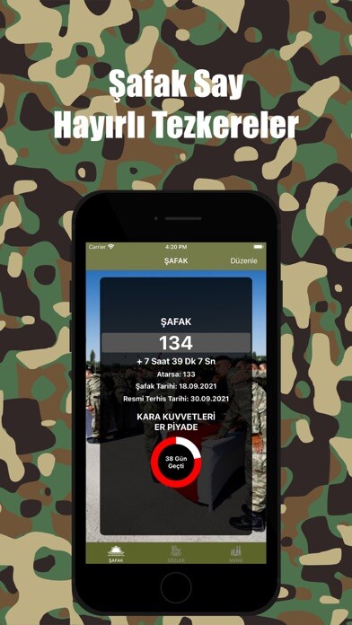 Emulate iPhone app Şafak Sayar Askerlik using MyAndroid