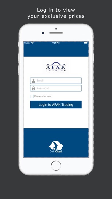 Emulate iPhone app AFAK Trading using MyAndroid