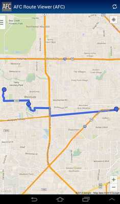 Emulate Android APK AFCs Bus Tracker