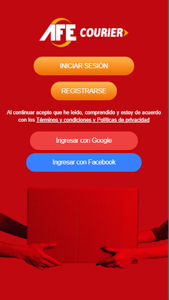 Run android online APK AFE Courier from MyAndroid or emulate AFE Courier using MyAndroid