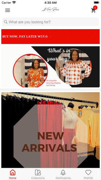 Emulate iPhone app A Few Pieces Boutique using MyAndroid Emulate iPhone app A Few Pieces Boutique using MyAndroid