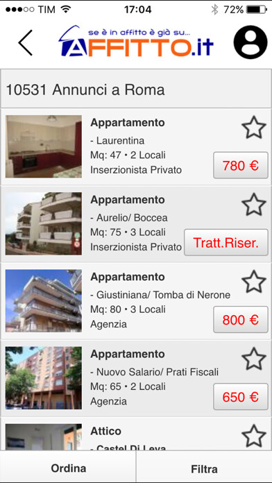 Emulate iPhone app Affitto.it using MyAndroid Emulate iPhone app Affitto.it using MyAndroid
