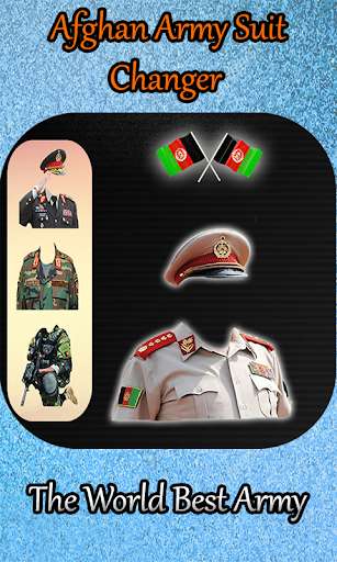 Run android online APK Afghan army suit and uniform changer editor 2019 from MyAndroid or emulate Afghan army suit and uniform changer editor 2019 using MyAndroid