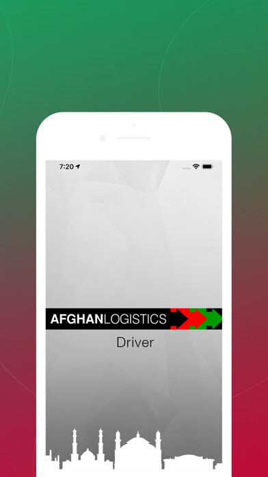 Emulate iPhone app Afghan Logistics Driver using MyAndroid