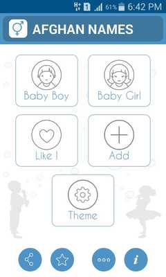 Emulate Android APK Afghan Names