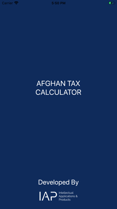 Emulate iPhone app Afghan Tax Calc using MyAndroid Emulate iPhone app Afghan Tax Calc using MyAndroid