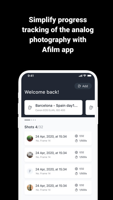 Emulate iPhone app Afilm - Analog photo tracker using MyAndroid Emulate iPhone app Afilm - Analog photo tracker using MyAndroid