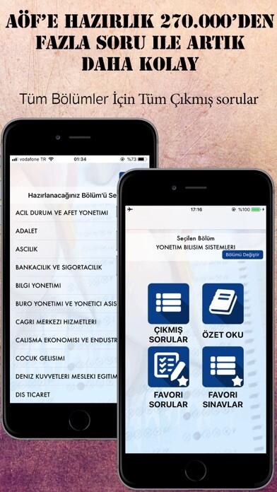 Emulate iPhone app AÖF Çıkmış Sorular ve Özetler using MyAndroid Emulate iPhone app AÖF Çıkmış Sorular ve Özetler using MyAndroid
