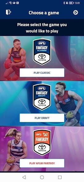 Emulate iPhone app AFL Fantasy using MyAndroid