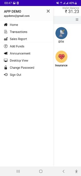 Run android online APK AF PAY from MyAndroid or emulate AF PAY using MyAndroid
