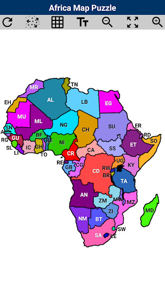Run android online APK Africa Map Puzzle from MyAndroid or emulate Africa Map Puzzle using MyAndroid