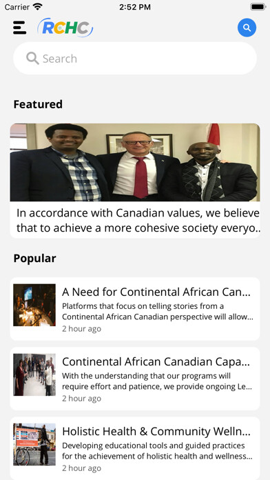 Emulate iPhone app AfriCanadian Resource using MyAndroid Emulate iPhone app AfriCanadian Resource using MyAndroid