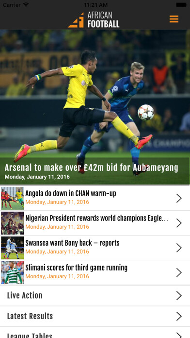 Emulate iPhone app African Football using MyAndroid Emulate iPhone app African Football using MyAndroid