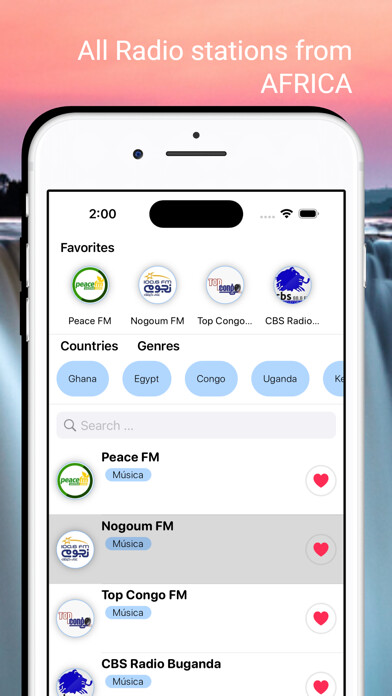 Emulate iPhone app African Radio Stations Live using MyAndroid Emulate iPhone app African Radio Stations Live using MyAndroid