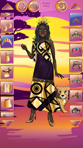 Run android online APK African Traditional Fashion - Makeup  Dress up from MyAndroid or emulate African Traditional Fashion - Makeup  Dress up using MyAndroid