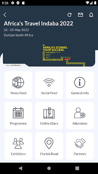 Run android online APK Africas Travel Indaba 2022 from MyAndroid or emulate Africas Travel Indaba 2022 using MyAndroid Run android online APK Africas Travel Indaba 2022 from MyAndroid or emulate Africas Travel Indaba 2022 using MyAndroid