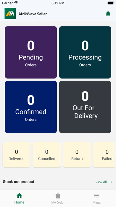 Run android online APK AfrikWave Seller from MyAndroid or emulate AfrikWave Seller using MyAndroid