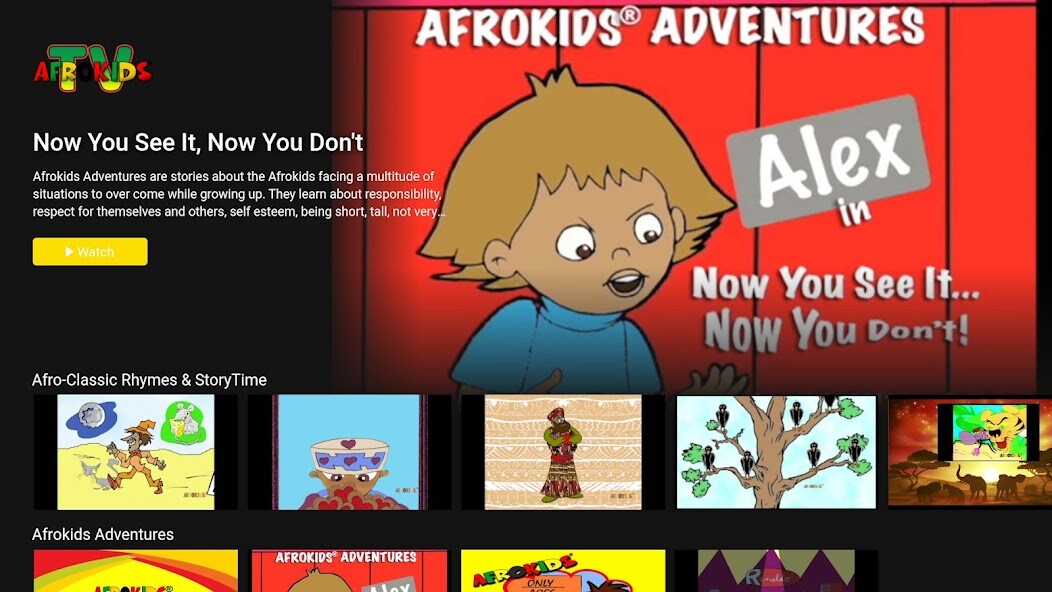 Run android online APK Afrokids TV Channel from MyAndroid or emulate Afrokids TV Channel using MyAndroid