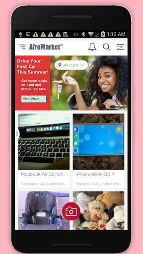 Run android online APK AfroMarket USA: Buy, Sell, Trade Stuff In U.S.A. from MyAndroid or emulate AfroMarket USA: Buy, Sell, Trade Stuff In U.S.A. using MyAndroid