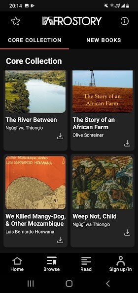 Run android online APK AfroStory - Read African from MyAndroid or emulate AfroStory - Read African using MyAndroid