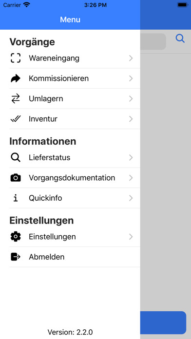 Emulate iPhone app AFS-Lagerverwaltung using MyAndroid Emulate iPhone app AFS-Lagerverwaltung using MyAndroid