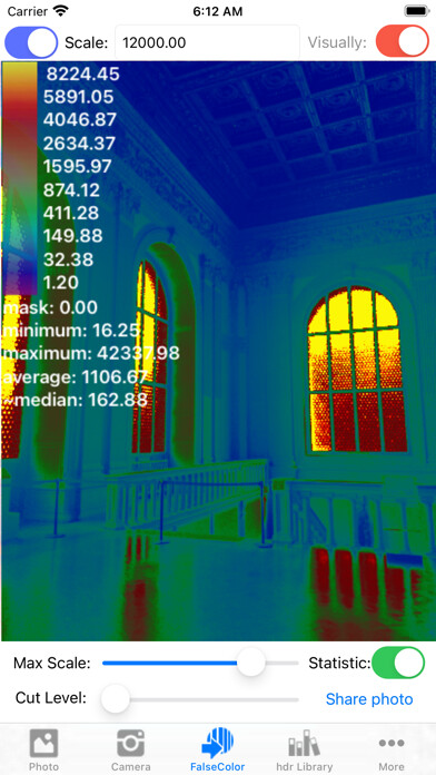 Emulate iPhone app Aftab Luminance using MyAndroid