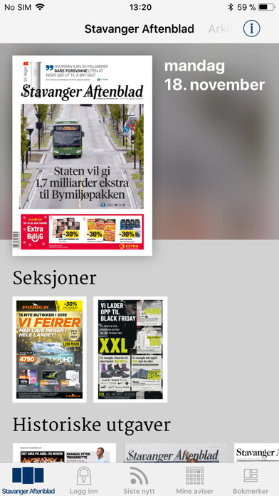 Emulate iPhone app Aftenbladet eAvis using MyAndroid Emulate iPhone app Aftenbladet eAvis using MyAndroid