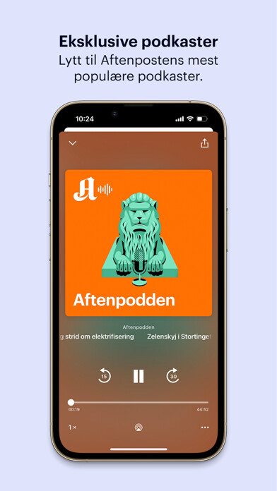 Emulate iPhone app Aftenposten using MyAndroid