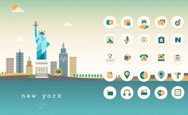 Emulate Android APK Afternoon in New York theme Emulate Android APK Afternoon in New York theme