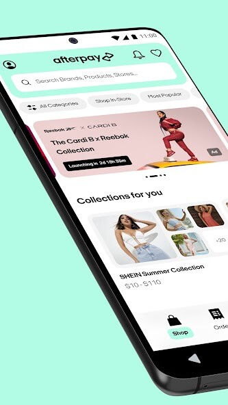 Run android online APK Afterpay: Shop now. Pay later. from MyAndroid or emulate Afterpay: Shop now. Pay later. using MyAndroid