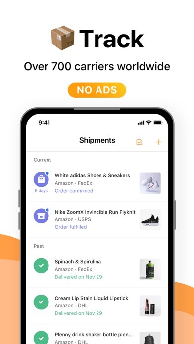 Emulate iPhone app AfterShip Package Tracker using MyAndroid Emulate iPhone app AfterShip Package Tracker using MyAndroid