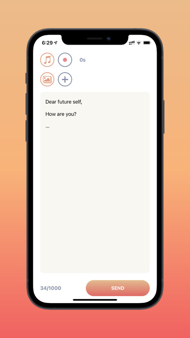 Emulate iPhone app After Time Letter using MyAndroid