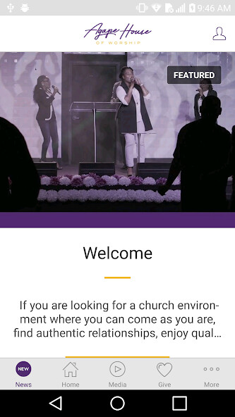 Run android online APK Agape House of Worship from MyAndroid or emulate Agape House of Worship using MyAndroid