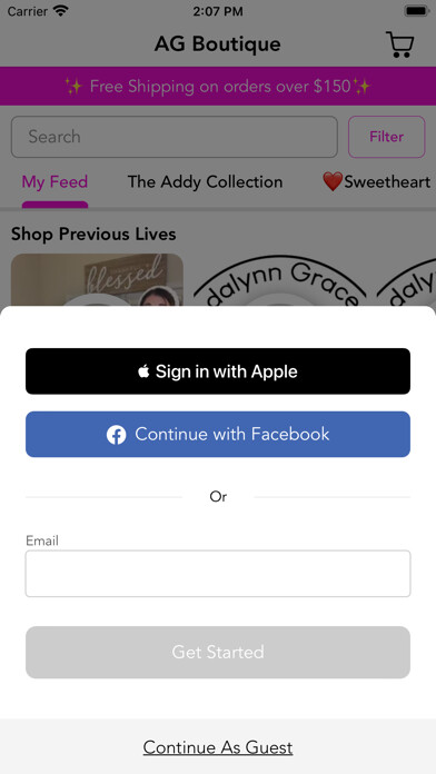 Emulate iPhone app AG Boutique using MyAndroid Emulate iPhone app AG Boutique using MyAndroid