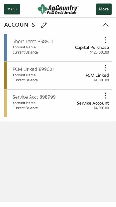 Emulate iPhone app AgCountry Farm Credit Services using MyAndroid