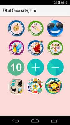 Emulate Android APK Age 3-4 mental educational intelligence child play