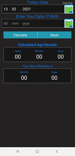 Run android online APK Age Calculate 2021 from MyAndroid or emulate Age Calculate 2021 using MyAndroid Run android online APK Age Calculate 2021 from MyAndroid or emulate Age Calculate 2021 using MyAndroid