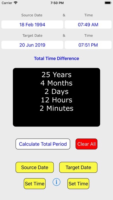 Emulate iPhone app Age Calculator  Date & Time using MyAndroid