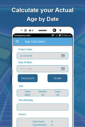 Run android online APK Age Calculator: Your Exact Birthday Detail Counter from MyAndroid or emulate Age Calculator: Your Exact Birthday Detail Counter using MyAndroid