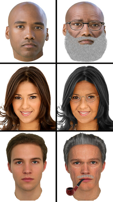 Emulate iPhone app Age Editor: Face Aging Effects using MyAndroid