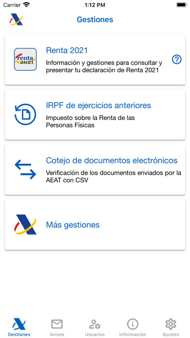Emulate iPhone app Agencia Tributaria using MyAndroid Emulate iPhone app Agencia Tributaria using MyAndroid