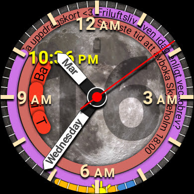 Run android online APK Agenda12h Watch Face from MyAndroid or emulate Agenda12h Watch Face using MyAndroid