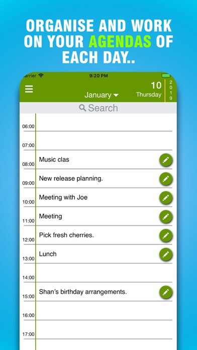 Emulate iPhone app Agenda 2020 - Day Planner Todo using MyAndroid Emulate iPhone app Agenda 2020 - Day Planner Todo using MyAndroid