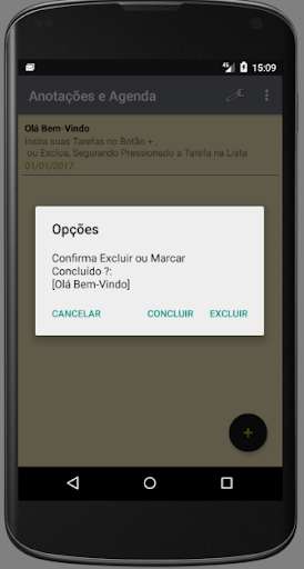 Emulate Android APK Agenda - Bloco de Notas Emulate Android APK Agenda - Bloco de Notas
