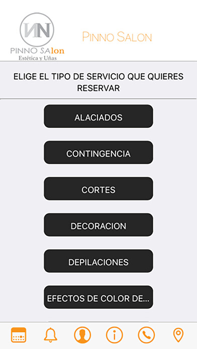 Emulate iPhone app Agenda Pinno Salon using MyAndroid Emulate iPhone app Agenda Pinno Salon using MyAndroid