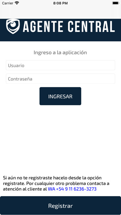 Emulate iPhone app Agente Central using MyAndroid Emulate iPhone app Agente Central using MyAndroid