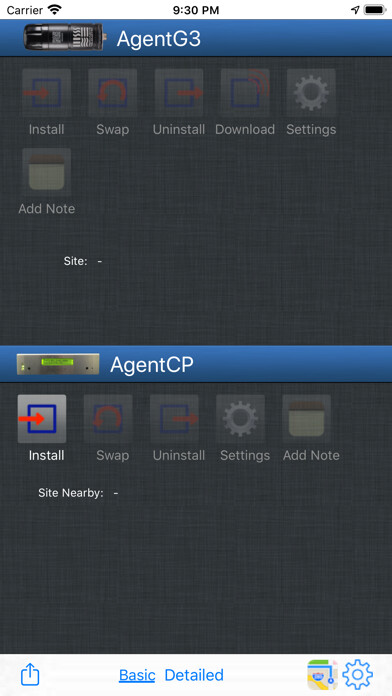 Emulate iPhone app Agent Manager using MyAndroid