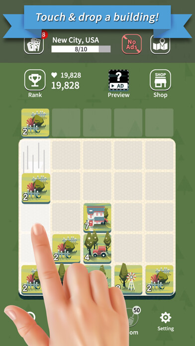 Emulate iPhone app Age of City Tour : 2048 Merge using MyAndroid
