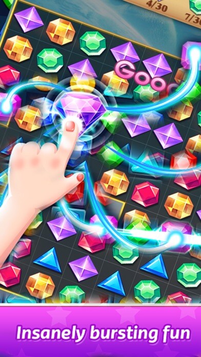Emulate iPhone app Age of Jewels Blast 2016 using MyAndroid