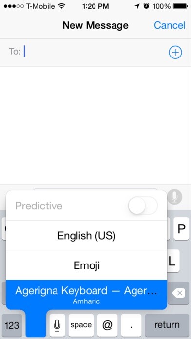Emulate iPhone app Agerigna Keyboard using MyAndroid Emulate iPhone app Agerigna Keyboard using MyAndroid